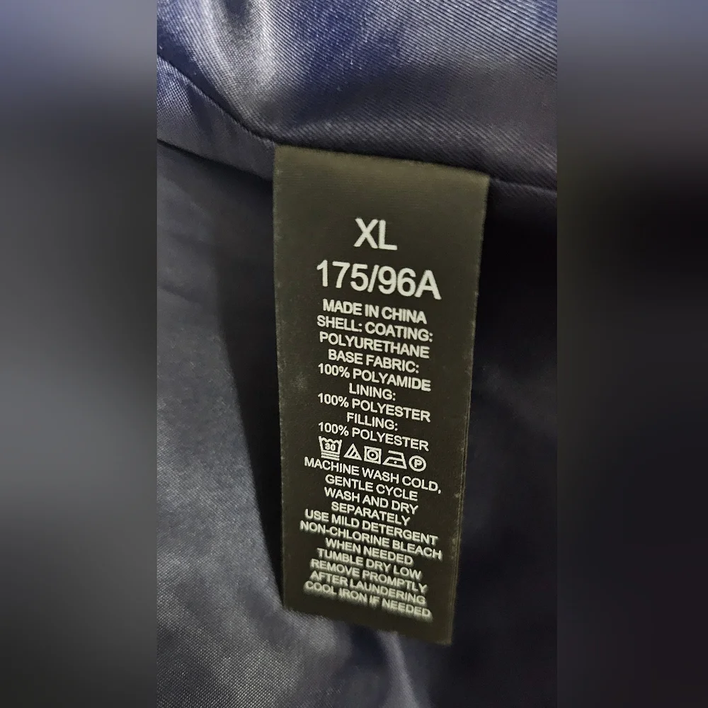 Kate Spade New York Flower Quilted Jacket Planetary Navy Womens Size XL NWT - Picture 14 of 16